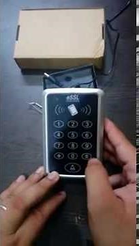 How to Enroll new user in eSSL SA32 and How to change the password #essl #ampletrails