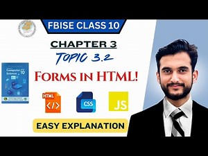 Class 10 Computer Chapter 3 | Forms in HTML (Topic 3.2)