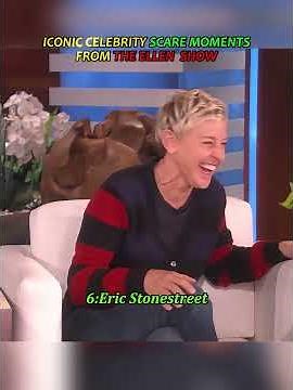 Iconic Celebrity Scare Moments From The Ellen Show #celebrity #ellendegeneres #foryou