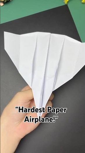 "Hardest Paper Airplane | Seraphim Ultimate Origami Challenge!"#PaperPlaneChallenge #Origami