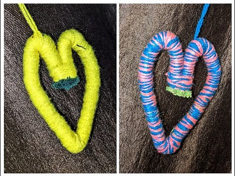 DIY Christmas Heart Shape Ornament Tutorial