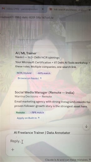 How to find jobs on Claude ? Prompt in the description #claude #jobs