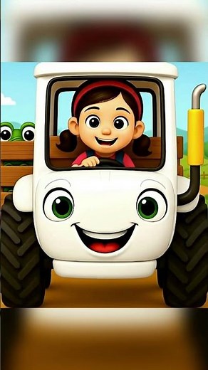 Синий Трактор 🚜 | Песенка для детей – Kuku and Cucudu #Shorts
