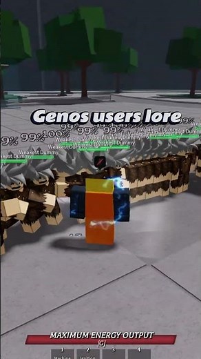 genos users lore in the strongest battlegrounds Roblox