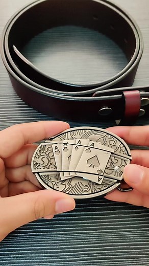Belt Buckle Knife: A Convenient Self-Defense Tool #selfdefense #belt #knife #beltbuckle #cowboys #gifts #giftideas #poker #westernfashion #howto | Cowderry
