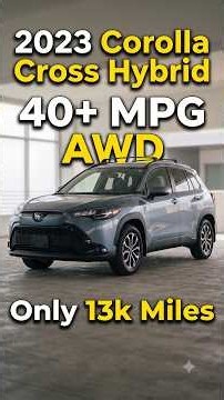 2023 Corolla Cross Hybrid SE – Baby RAV4 with 40+ MPG!