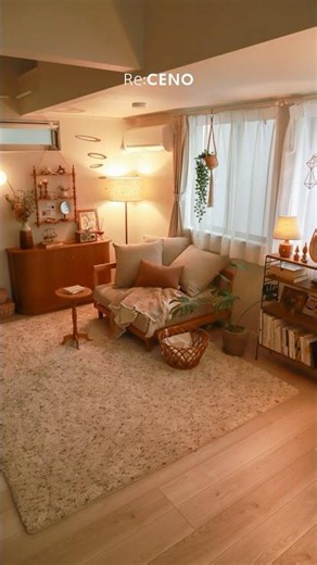 【Before After】空っぽのお部屋が、完成するまで🏠#インテリア #リセノ #beforeafter