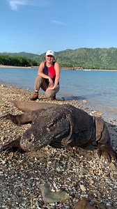 It's Women's History Month, and you'll be hard pressed to find a cooler video for it than this: watch as Laura goes all in with this GIANT Komodo Dragon! | Jayprehistoricpets