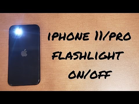 iPhone 11/pro flashlight on and off tutorial