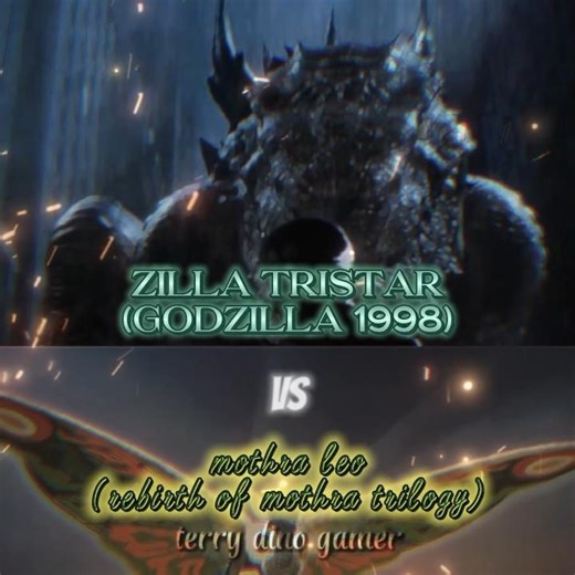 zilla tristar vs mothra leo!!//#terrydinogamer #godzilla #edit #shorts #zilla #mothra