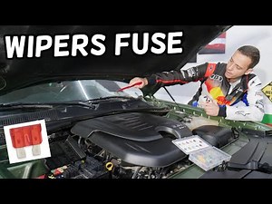 DODGE CHARGER WINDSHIELD WIPERS FUSE LOCATION REPLACEMENT, WIPERS NOT WORKING