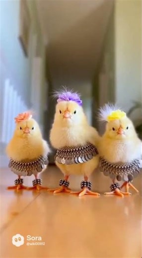 Viral Chicks The Wiggle Dance 🐥🕶️