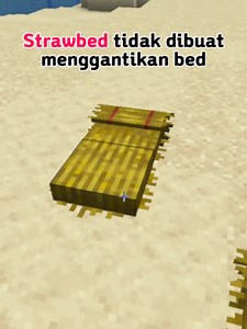 Mojang tidak mengganti bed Minecraft dengan Straw Bed