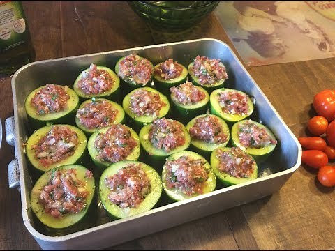 Recette de mes CONCOMBRES FARCIS - En direct du potager -