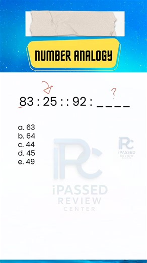 244K views · 5K reactions | 2 items Number Analogy CSE Reviewer | Ipassed Review Center | Facebook