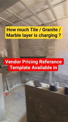 Labour pricing of Tiles | Granite | Marble | Chennai Architects | Design Template Hub