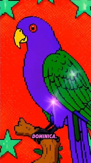 Banderas de América en Pixel Arts Parte 17 Bandera de Dominica Significado y Origen con morado