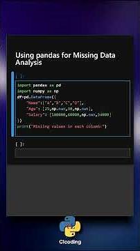 Using pandas for Missing Data Analysis