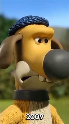 Evolution of shaun the sheep 2007-2021