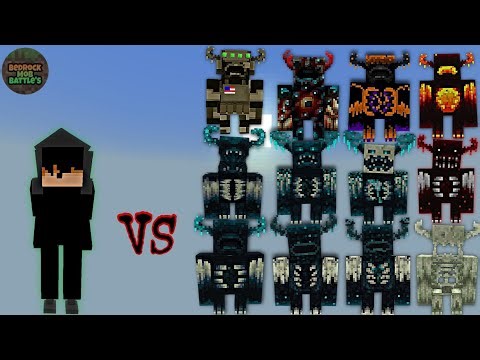The Judge Aessi vs Warden Plus | Minecraft Bedrock | Mob Battle