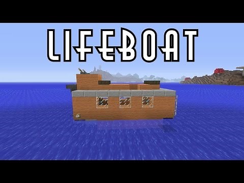 Minecraft Vehicle Tutorial - LifeBoat