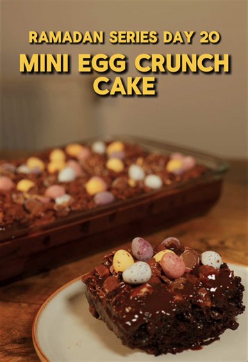 Ramadan Dessert Recipes Mini Egg Crunch Cake 20/30 #ramadan #dessert #muslim #easyrecipes #ramadandishes