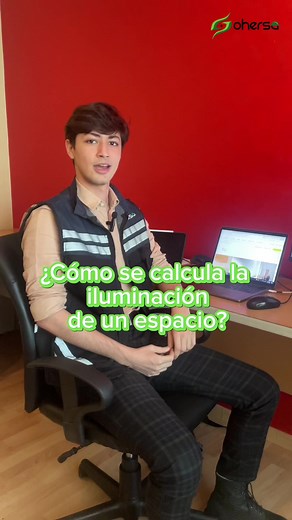 Cálculo de iluminación en espacios de oficina