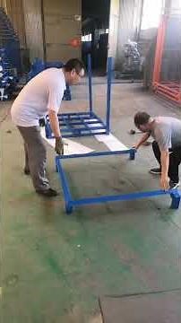 How to assemble the Nestainer rack? #hmgroup #storagesolutions #nestianerrack #postpallet #stackrack