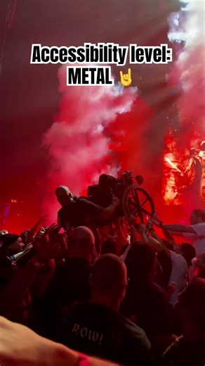 Not all heroes wear capes… some crowd surf at an Amon Amarth show 🤘🔥 #amonamarth #metalhead