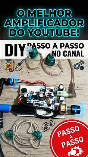 Não vai acreditar no som deste circuito caseiro alta fidelidade.