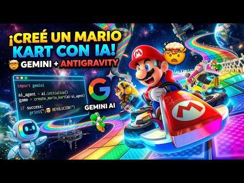 Creé un Mario Kart con Inteligencia Artificial 🤯 | Gemini + Antigravity