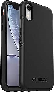 OtterBox iPhone XR (Non-retail/Ships in Polybag) Symmetry Series Case - Non-retail/Ships in Polybag - BLACK, ultra-sleek, wireless charging compatible, raised edges protect camera & screen