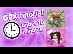 How to make a Roblox GFX Profile Picture in under 10 minutes! *2025*