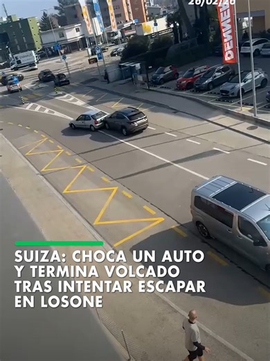 Accidente en rotunda del río Maggia en Suiza