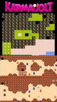 The Zelda II map hides an homage to the original