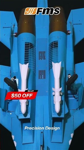 The FMS Twin 70mm EDF SU-27 isn’t just a jet — it’s a statement.
