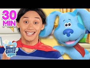 Blue & Josh Play Superheroes w/ Slippery! VLOG Ep. 55 | Blue's Clues & You!