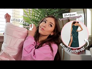 what i ordered VS what i got | PROM DRESS ft. JJ's House