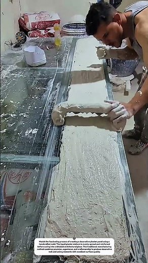 Amazing Plaster Mold Casting Process | Skilled Handmade Decorative Panel Production