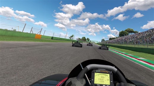 贴地体验F1伊莫拉赛道！AMS2超级卡丁试跑