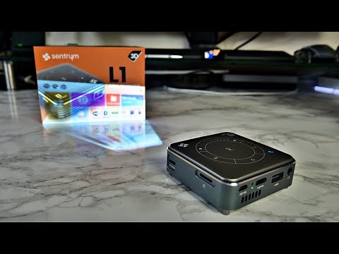 Sentrym L1 Mini Portable 3D Android Projector - WiFi / HDMI / 3D LED Video Projector