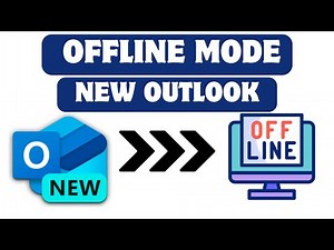 How To Use Offline Mode New Outlook | Set Offline New Outlook