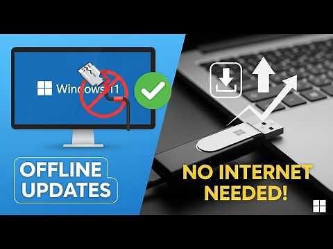 Download & Install Windows 11 Updates Without Internet Fast!
