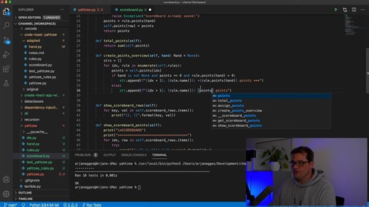 CODE ROAST Yahtzee - New Python Code Refactoring Series!