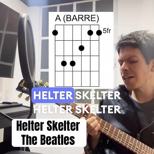 Helter Skelter with Chords and Lyrics - The Beatles #helterskelter #thebeatles #paulmccartney
