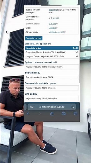 ⚠️ Za kolik prodal váš soused dům?Každý si to může zjistit díky cuzk.cz a dálkovému přístupu.
