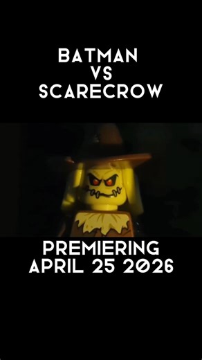 Batman VS Scarecrow trailer - Lego #stopmotion animation COMING APRIL 25 2026 #lego #batman #dc