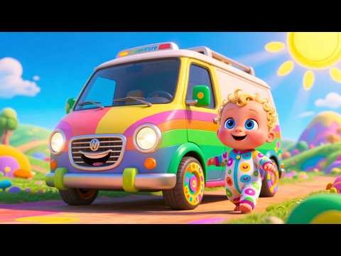 Adventure Van and Happy Baby 🚐😊🎶 | Fun Vehicle Adventure for Kids | Preschool Learning