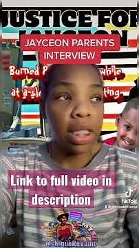 Parents of 8 year old Jayceon burned at friends home news interview. #msniquerevamp #icmtsu #justice