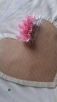 DIY Valentine's Day Gift 💝 / DIY Wall Hanging Ideas / Heart Gift #shorts #diy #viral #valentinesday